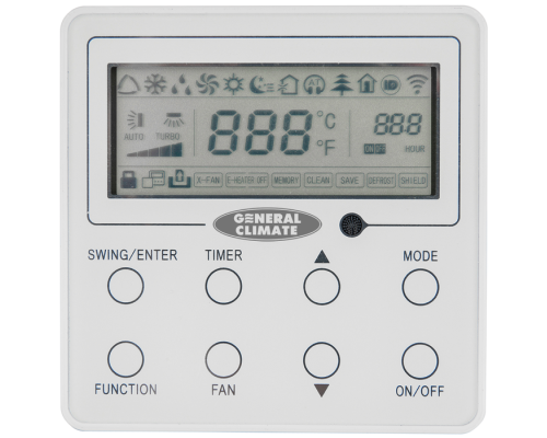 Кассетный кондиционер General Climate GC/GU-4C18HRF compact