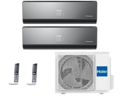 Внешний блок мульти сплит-системы на 2 комнаты Haier 2U40S2SM1FA/AS09NS6ERA-B /AS12NS6ERA-B