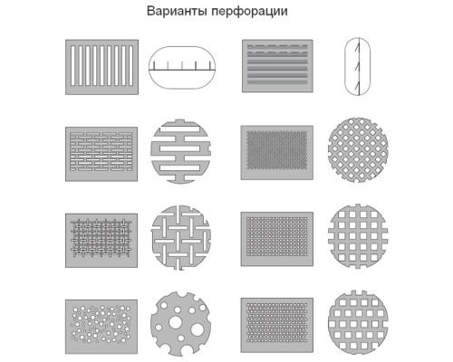 Фасадная решетка Венти Экран Ламели 1200х600х500