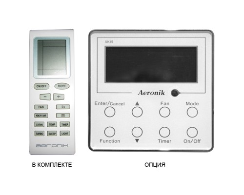 Настенный фанкойл 1-2,9 кВт Aeronik AFP 34 BA5/D-K