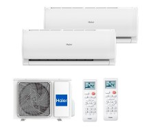 Мульти сплит система на 2 комнаты Haier 2U50S2SM1FA-3/AS07TS6HRA-M/AS09TS6HRA-M