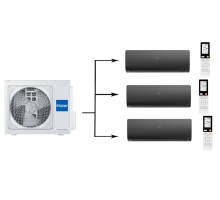 Мульти сплит система на 3 комнаты Haier 3U55S2SR5FA/AS35S2SF2FA-B/AS25S2SF2FA-B*2шт