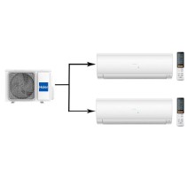 Мульти сплит система на 2 комнаты Haier 2U50S2SM1FA-3/AS25S2SF2FA-W/AS35S2SF2FA-W