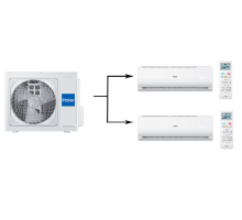 Мульти сплит система на 2 комнаты Haier 2U50S2SM1FA-3/AS07TS6HRA-M/AS18TS5HRA-M
