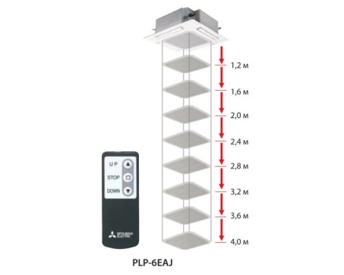 Панель с механизмом спуска/подъема Mitsubishi Electric PLP-6EAJ