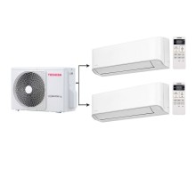 Мульти сплит-система на 2 комнаты Toshiba RAS- 2M18U2AVG-E/RAS-B07J2KVG-E*2шт