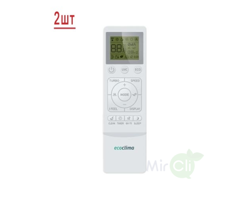 Мульти-сплит система на 2 комнаты Ecoclima CMWM-H09/4R2 [W]*2/СM2-H16/4DR2