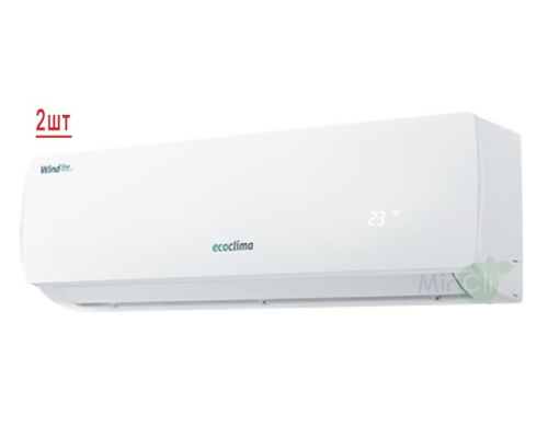 Мульти-сплит система на 2 комнаты Ecoclima CMWM-H09/4R2 [W]*2/СM2-H16/4DR2