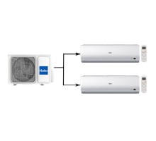 Мульти сплит система на 2 комнаты Haier 2U40S2SM1FA/AS07BS4HRA/AS09BS4HRA