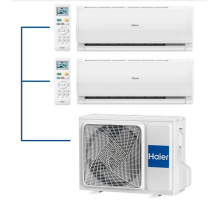 Внешний блок мульти сплит-системы на 2 комнаты Haier 2U50S2SM1FA-3/AS09TS6HRA-M/AS12TS6HRA-M