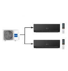 Мульти сплит система на 2 комнаты Haier 2U50S2SM1FA-3/AS25S2SF2FA-B/AS35S2SF2FA-B