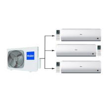 Мульти сплит система на 3 комнаты Haier 3U24GS1ERA(N)/AS09BS4HRA*3шт