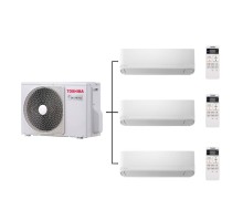 Мульти сплит система на 3 комнат Toshiba RAS-3M18U2AVG-E/RAS-B07J2KVG-E*3шт