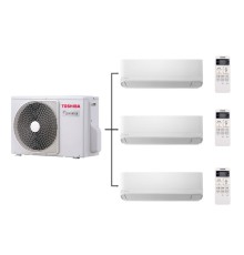 Мульти сплит система на 3 комнат Toshiba RAS-3M18U2AVG-E/RAS-B07J2KVG-E*3шт