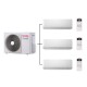 Мульти сплит система на 3 комнат Toshiba RAS-3M18U2AVG-E/RAS-B07J2KVG-E*3шт